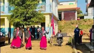 Teacher dance #aakhai ma rakhxu mero desh#kyamin secondary school #vyas 7 damauli tanahun