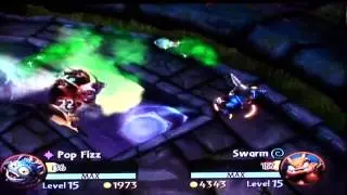 Skylanders Giants PVP - Swarm VS Pop Fizz
