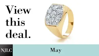 Deal of the Month: Yellow Gold Men&rsquo;s Diamond Ring