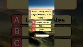 Which country has the largest economy? #quiz #facts #knowledge
