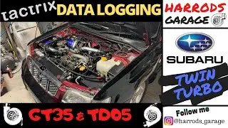 TWIN TURBO SUBARU | DATA LOGGING
