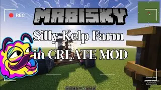 I Made a Silly Kelp Farm in Minecraft Create Mod
