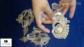 Plain Kurti/Kameez पे Readymade Embroidery Patch कैसे Design और Stitch करें || Reet Designs