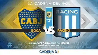 🔴 EN VIVO | BOCA JUNIORS vs. RACING | FECHA 4 | Clausura LPF | LA CADENA DEL GOL ⚽ | Cadena 3