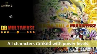 Top strongest Dragon Ball Multiverse Characters with power levels. DBM ranking ! Top 60 characters