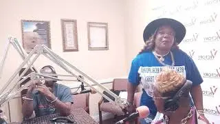laughter with comedian Terry T Harris   and  Foxy Hamm along with  Mayor Alvin Brown