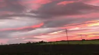 Reyneke Organic: Breathtaking sunset from the farm.