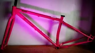 Surly krampus frameset in Prickly Pear Pink
