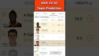 Kolkata vs Delhi | KKR vs DC Dream11 Team | KKR vs DC#kkrvsdc #dcvskkr #delhicapitals #kkr #ipl2022
