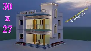 810 Sqft House Design II 2Bhk House Design II Ground + First Floor Home Idea II Simple Elevation