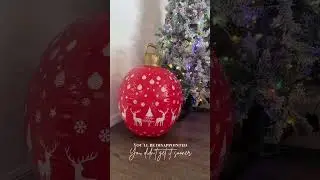 Check out these fun giant inflatable ornaments #christmas #TiktokShopBlackFriday
