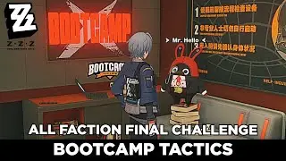 Bootcamp Tactics: All Faction Final Challenges Gameplay | Zenless Zone Zero