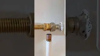 HOW To remove a nut and olive! Olive puller! #howto #plumbing #diy #subscribe #youtubeshorts #asmr