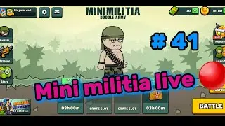 Mini Militia Live Stream || Mini Militia Live Custom Rooms​  #minimilitialive