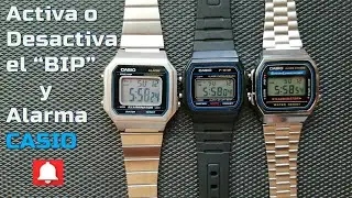 Como Hacer que T&uacute; Reloj Suene Cada Hora &iexcl;BIP! y Activa Alarma para CASIO Cl&aacute;sicos