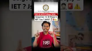 AKTU Top 10 Colleges 2026 🤦🏻| Placement, Fees, Campus Tour & Admission 🎓 #aktu