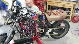 DIY Electric Motorcycle Build. Testing/Adjusting throttle response