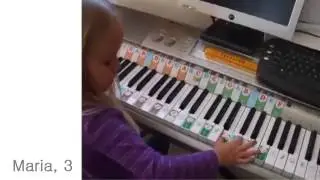 Soft Mozart Academy Level Prep B: Hanon # 1