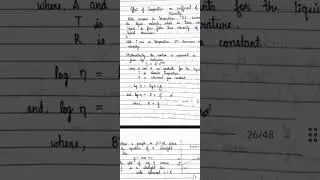 Effect of temperature on coefficient of viscosity | Liquids Bsc Chemistry GE 3 notes #bsc #chemistry