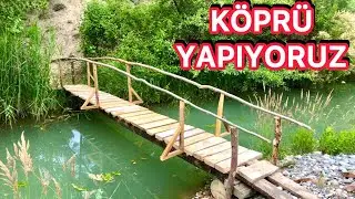 Köyümüzdeki Akarsuya Köprü Yapıyoruz