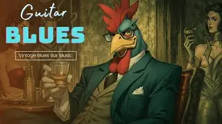 Vintage Blues Bar Music - Dive into a Soulful Guitar Jam with Retro Electric Blues Licks