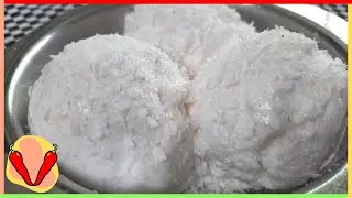 Sorvete vegano de coco delicioso