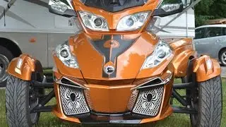 RT Can Am Spyder - Installation Grilles avant Acier Inoxydable - Spyder TV