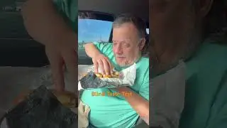 Blind Man Live #blindtastetest #arbys #deepfriedturkeyclub
