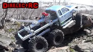 RC Tow Truck 6x6 Modded SCX10 - DirelectRC