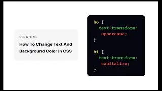 Text and Font properties in CSS by using Visual Studio Code Tutorial for Beginners 2023.