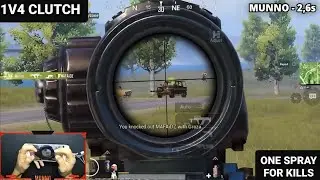 wait for victor | 1v4 OP clutch | 1 spray 4 kills | #shorts