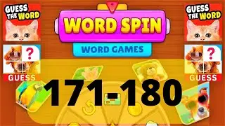 WORD SPIN WORD GAME level 171 172 173 174 175 176 177 178 179 180