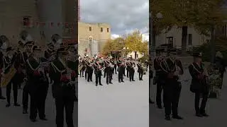 23 ottobre 2025 Capestrano banda San Giorgio al Liri esegue marcia 