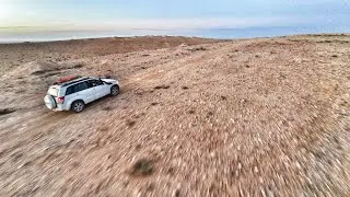 Off road trip in the desert 