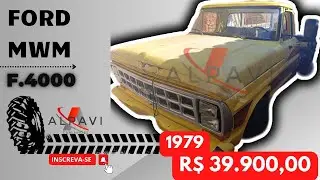 Ford F 4000 Ano 1979 com Carroceria Motor mwm 226 a venda #caminhoneiro #ford
