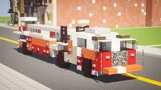 Обучающее видео по пожарной машине с лестницей-румпелем в Minecraft NYC FDNY
