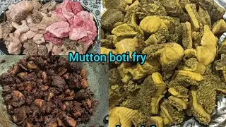 Mutton boti fry 😋🤤👇👌 easy recipe