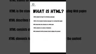 What is HTML ? | CodeSecret| Programming #howtocreateawebsiteusinghtmlandcss #codesecret