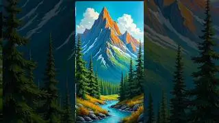 Beautiful nature painting scenery,#shorts #education #shortvideo #short