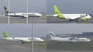 4 airplanes leave Tallinn