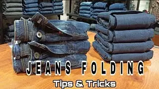 How To Fold Jeans 2021 | Jeans Folding Tips & Tricks