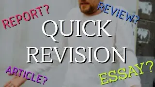 4 ESL Formats: A Quick Revision