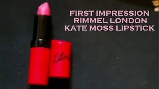 first impression : Rimmel Kate Moss Matte Lipsticks #102