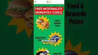 How to get FREE McDonald's Monopoly Codes!