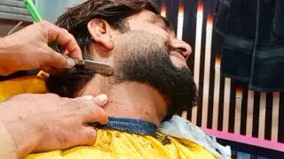 How to make perfect beard hair cut |fade beard hair cutting 