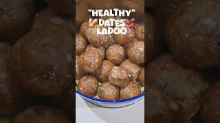 Healthy Dates🫘 Ladoo 🧆| snack|Dates Recipe|UAE dates| #recipe #dates #nuts #helalthy #healthysnacks
