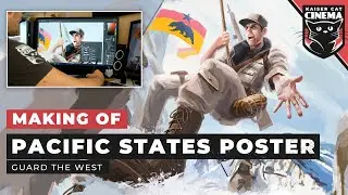 Making of: Pacific States Propaganda Poster - An independent California?