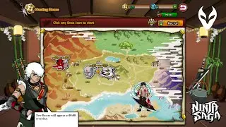 Ninja Saga - Killing Hunting House bosses (SOLO) 2026
