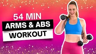 54 MIN ARMS & ABS ATTACK WORKOUT | Week 1, Day 2