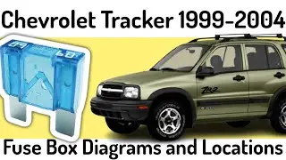 (1999-2004) Chevrolet Tracker Fuse Box Diagrams and Fuse Panel Locations✅